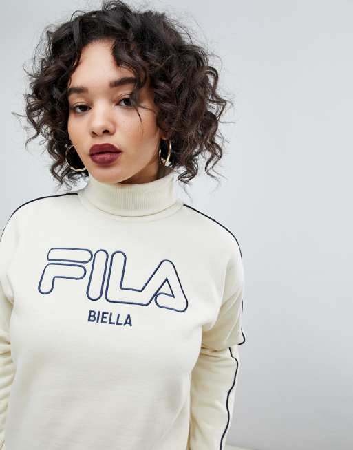 Fila high 2025 neck sweatshirt