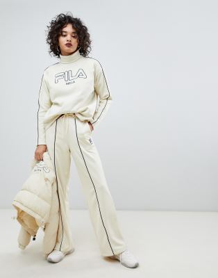 fila high neck sweatshirt with front logo