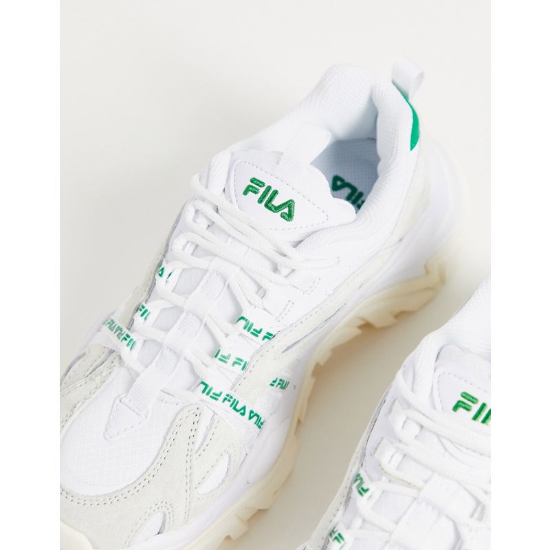 Fila - Interation - Sneakers bianco sporco e verdi