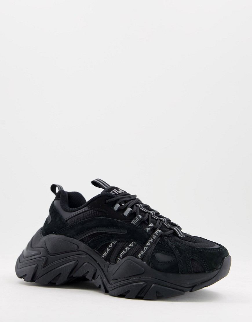 interation sneakers in black
