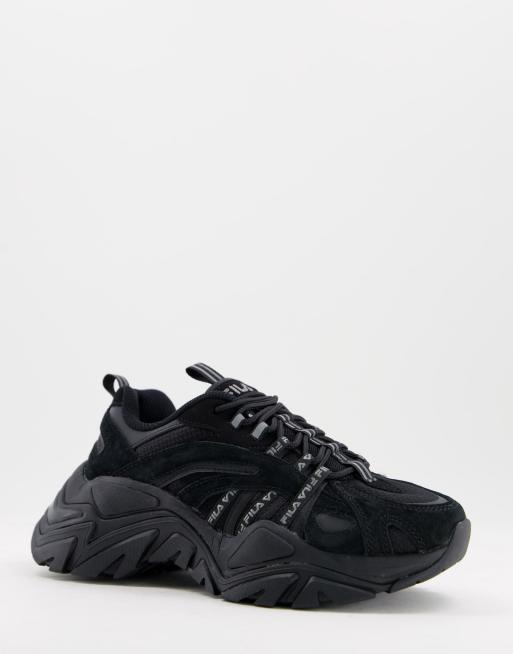 Womens fila 2025 trainers black