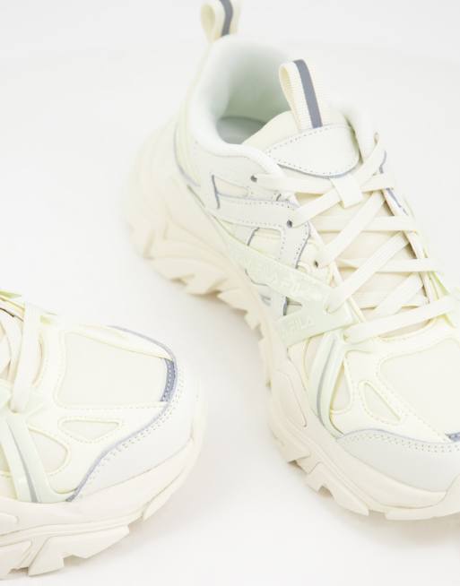 Fila interation sneakers in off white ASOS