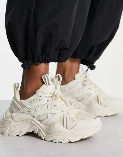 Fila interation sneakers in off white ASOS