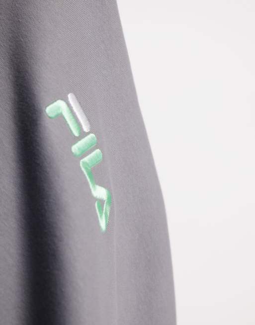 Fila – Jamal – Szara bluza z kapturem i logo na piersi, 2 z 4