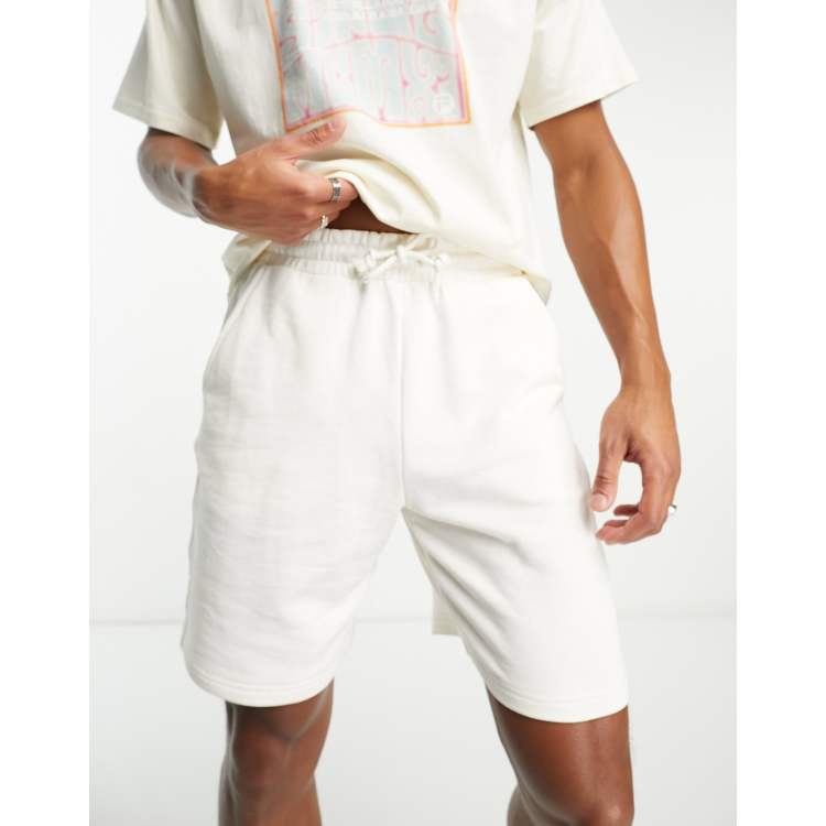 Mens white fila shorts sale