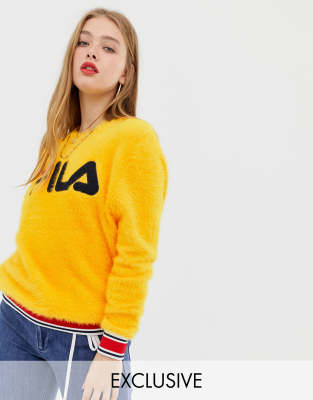 fluffy fila jumper