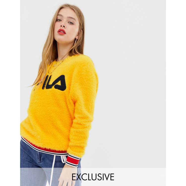 Yellow deals fila jumper