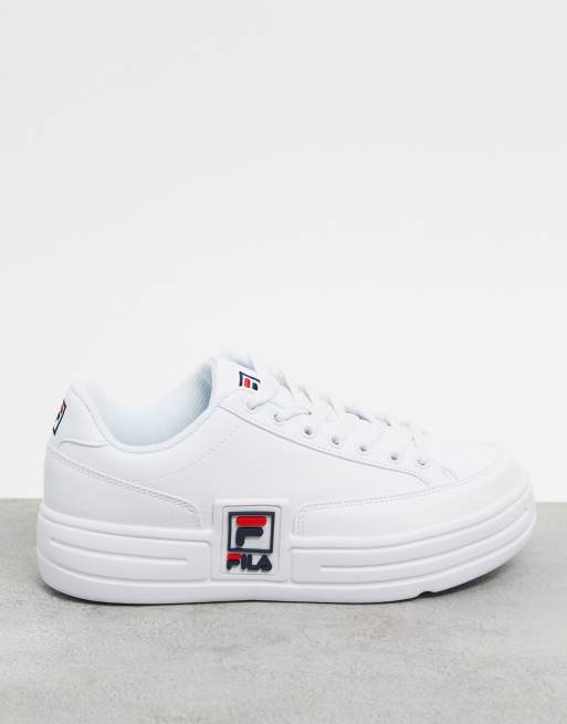 Fila plateforme blanche hot sale