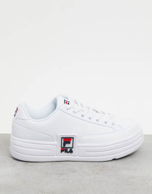 fila black platform trainers