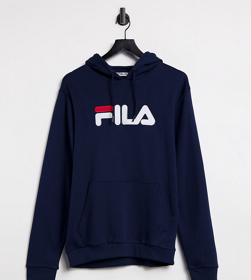 Fila large front logo oversized hoodie in navy Exclusive to ASOS