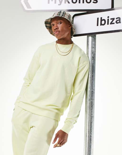 Fila logo sweatshirt yellow - exclusive to ASOS |