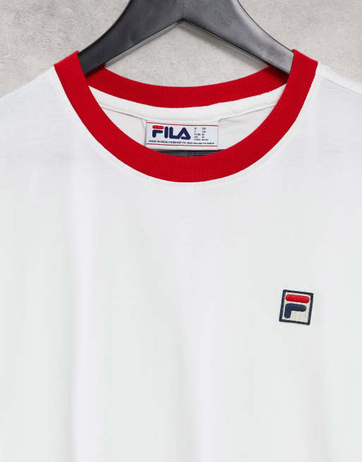 Fila Vintage Marconi Ringer T Shirt White