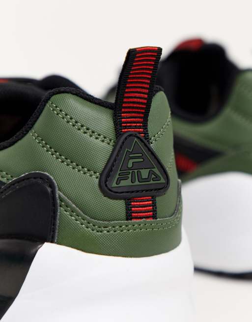 Fila olive green on sale shoes