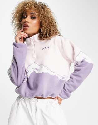 Fila cropped clearance fleece