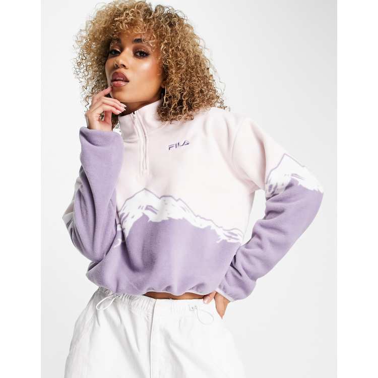 Fila cheap purple hoodie