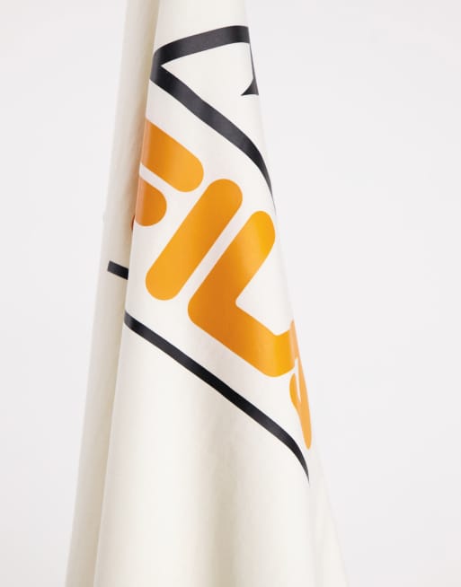 Fila – Naturvit t-shirt med tryck baktill, 3 av 4