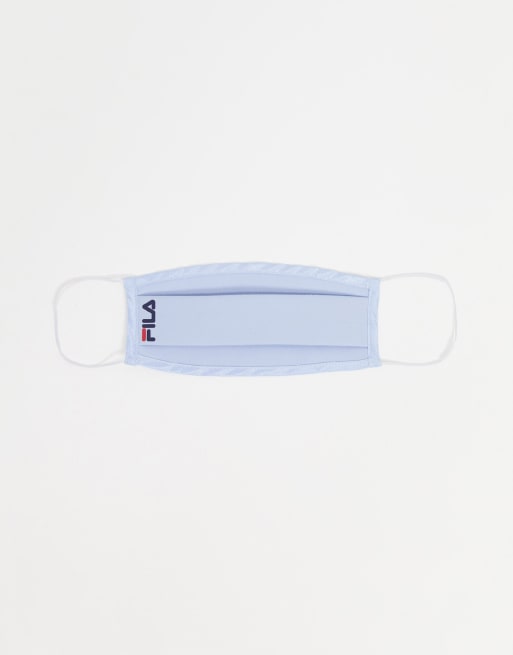 Fila – Niebieska maseczka na twarz z małym logo