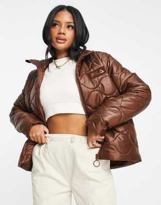 Cropped shop fila jacket