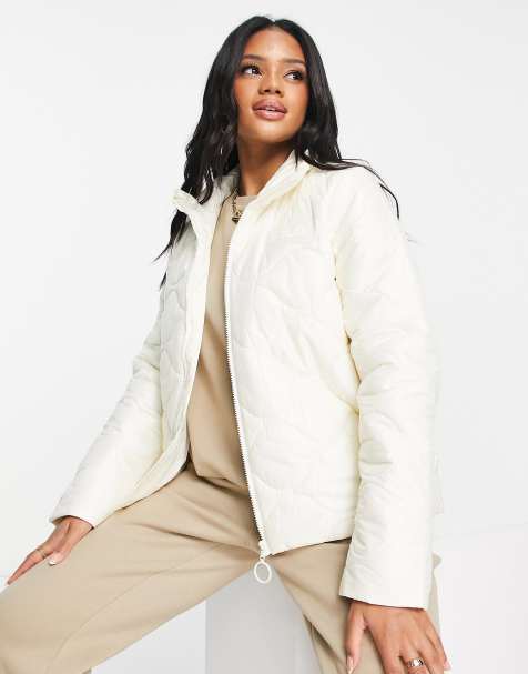 White winter coats outlet for sale