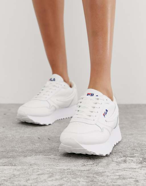 Fila witte sneakers new arrivals