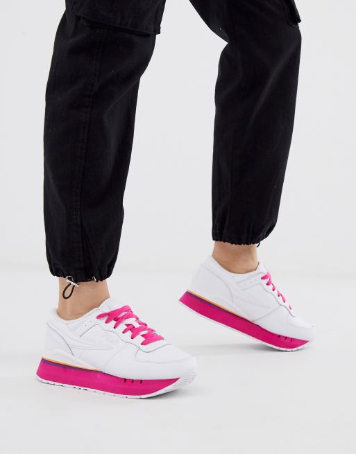 fila white sneakers urban outfitters