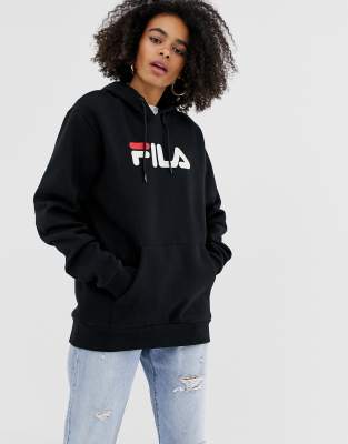 fila panel boyfriend hoodie