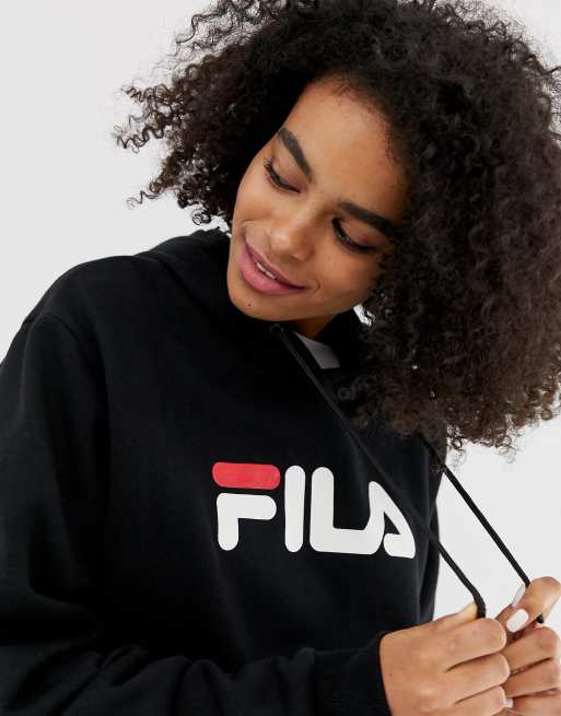 næse pensionist forfremmelse Fila oversized boyfriend hoodie with front logo | ASOS