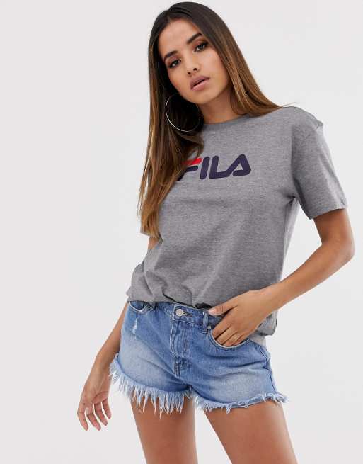 Fila oversized boyfriend t-shirt with chest logo | ASOS