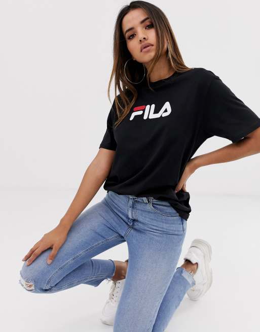 Black Oversized Boyfriend T Shirt