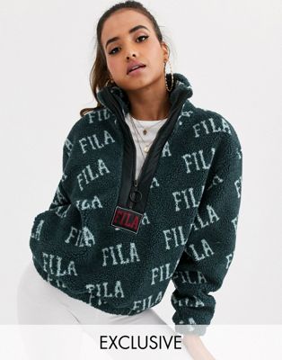 Fila - Oversized fleece met logo-Multi
