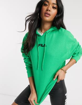 fila hoodie womens green