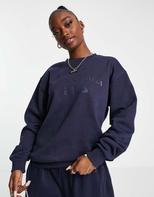 Oversized fila sweatshirt new arrivals