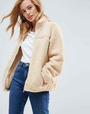 Fila Teddy Bear Jacket Pocket Detail | ASOS