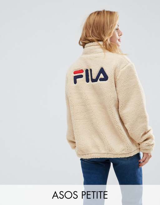 Fila Petite Teddy Jacke mit Taschen ASOS