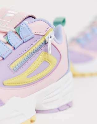 asos fila disruptor pink