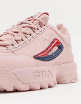 asos fila disruptor pink