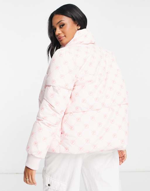 Pink fila clearance coat