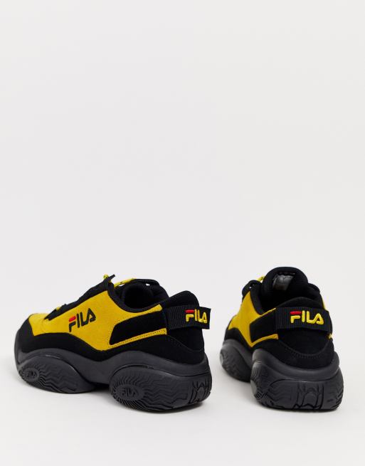 Fila yellow and on sale black