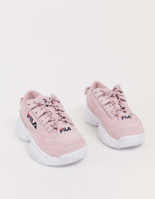 fila shoes pink and yellow