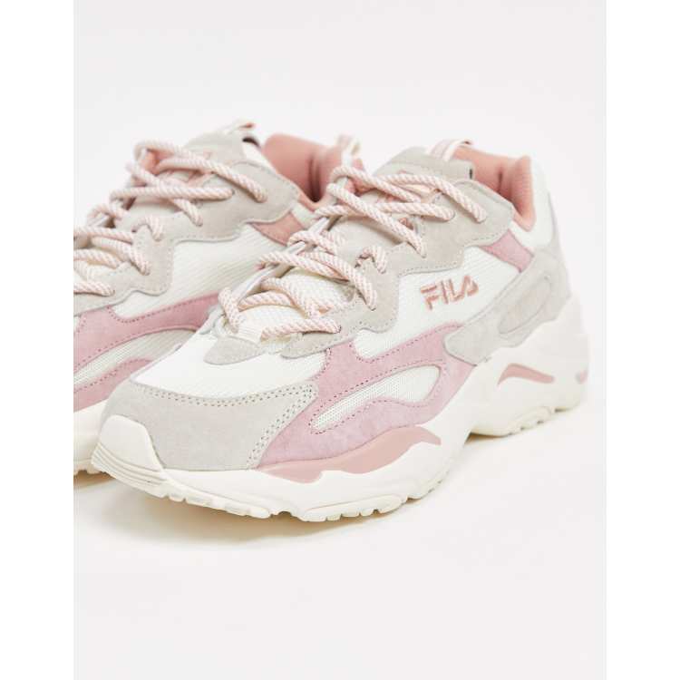 Fila ray deals trainers pink