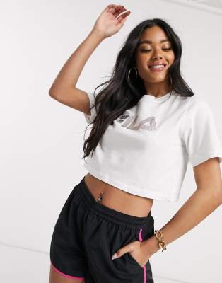 fila crop t shirt