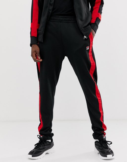 Fila Renzo tracksuit in black ASOS