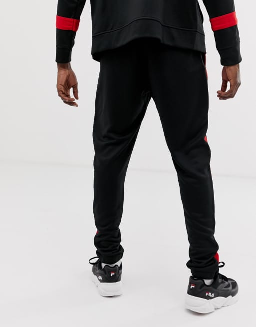 Fila Renzo tracksuit in black