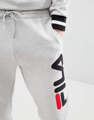 gray fila sweatpants