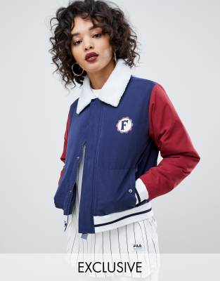 fila shearling jacket