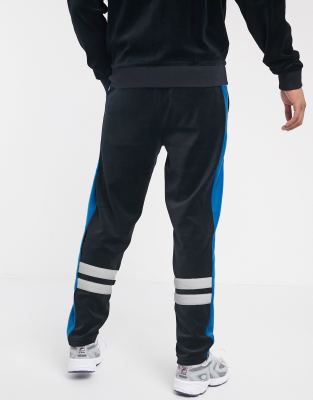 fila velour track pants