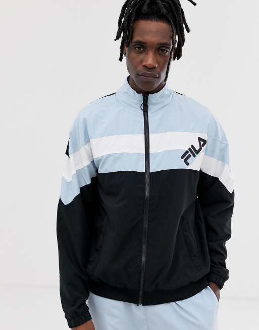 Fila panelled tracksuit in green