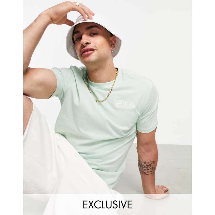 Fila small logo t shirt in pastel mint exclusive to ASOS ASOS