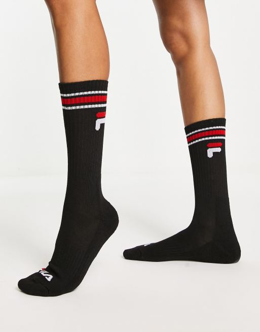 socks in black ASOS | 3 Fila pack