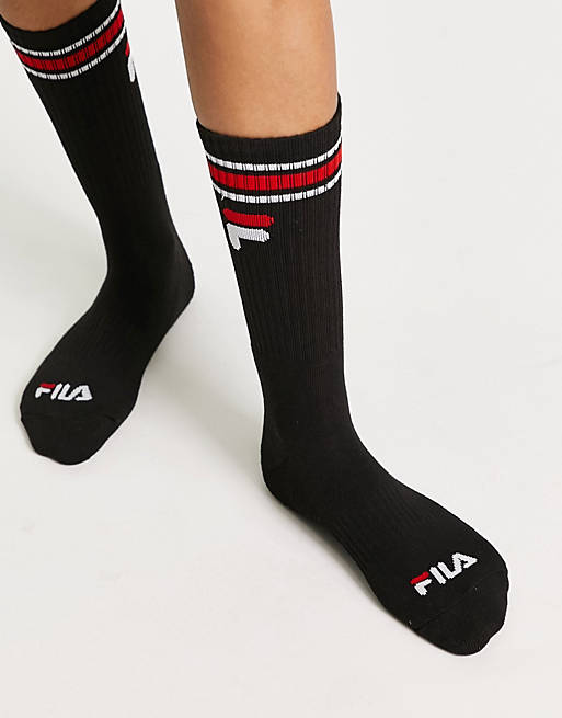 black ASOS in | socks 3 pack Fila